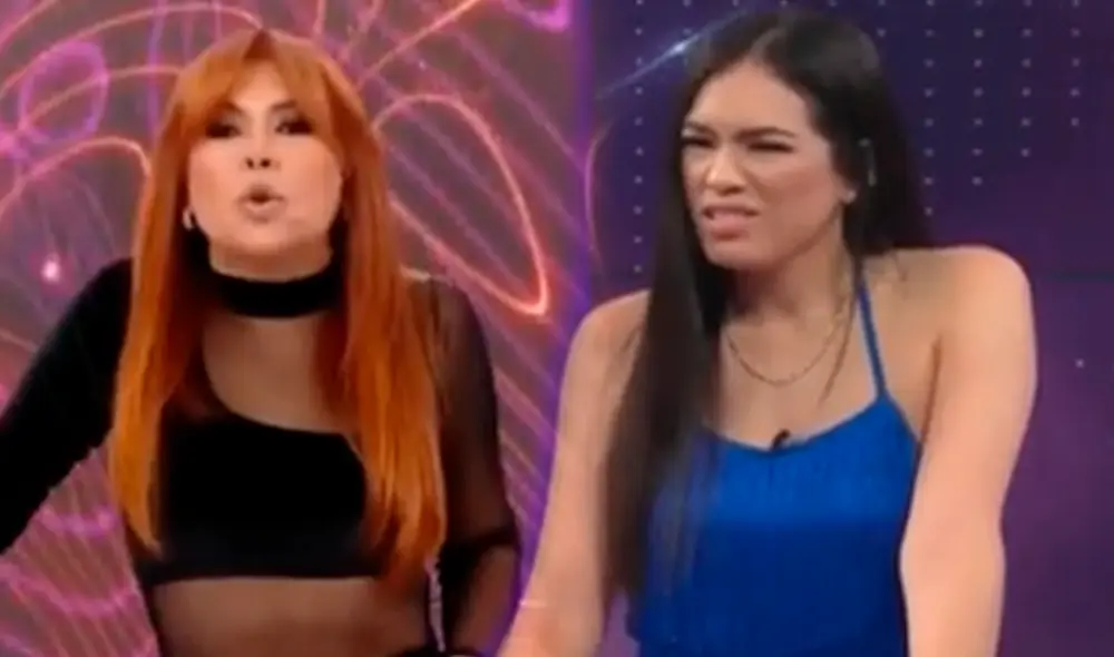 Magaly Medina llamó "relacionista pública" a Jazmín Pinedo porque no le realizó preguntas interesantes a Farfán teniéndolo en frente. Foto: composición LR/ATV/América TV Magaly Medina llamó "relacionista pública" a Jazmín Pinedo porque no le realizó preguntas interesantes a Farfán teniéndolo en frente. Foto: composición LR/ATV/América TV