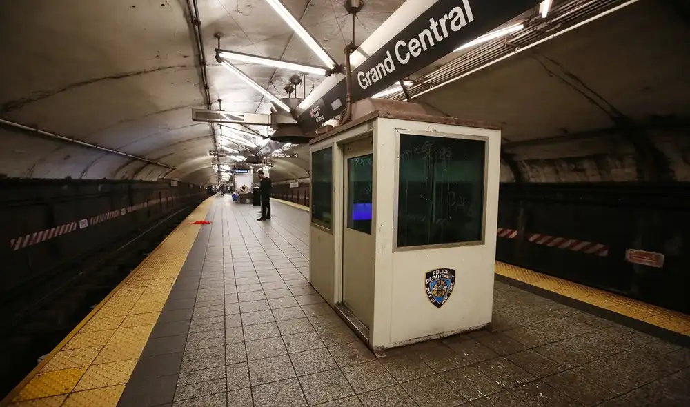 La pelea se dio en la plataforma de la línea 7 en el Grand Central. Foto: Autoridades de Nueva York