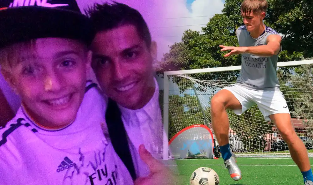 Hincha de Cristiano Ronaldo. Daniel Vicich está en Alianza Lima y podría quedarse para la Liga 1 2022. Foto: composición LR/Instagram