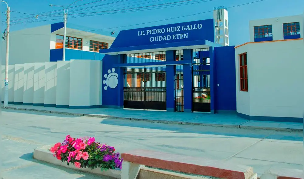La I.E. Pedro Ruiz Gallo ofrece el servicio educativo a estudiantes del nivel secundario. Foto: Facebook