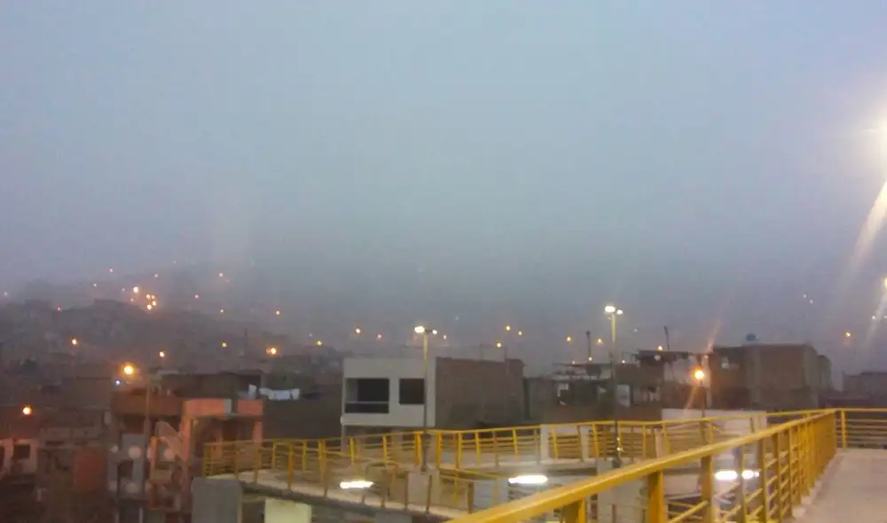 Senamhi recomendó a la población abrigarse y cuidarse de enfermedades respiratorias. Foto: Senamhi