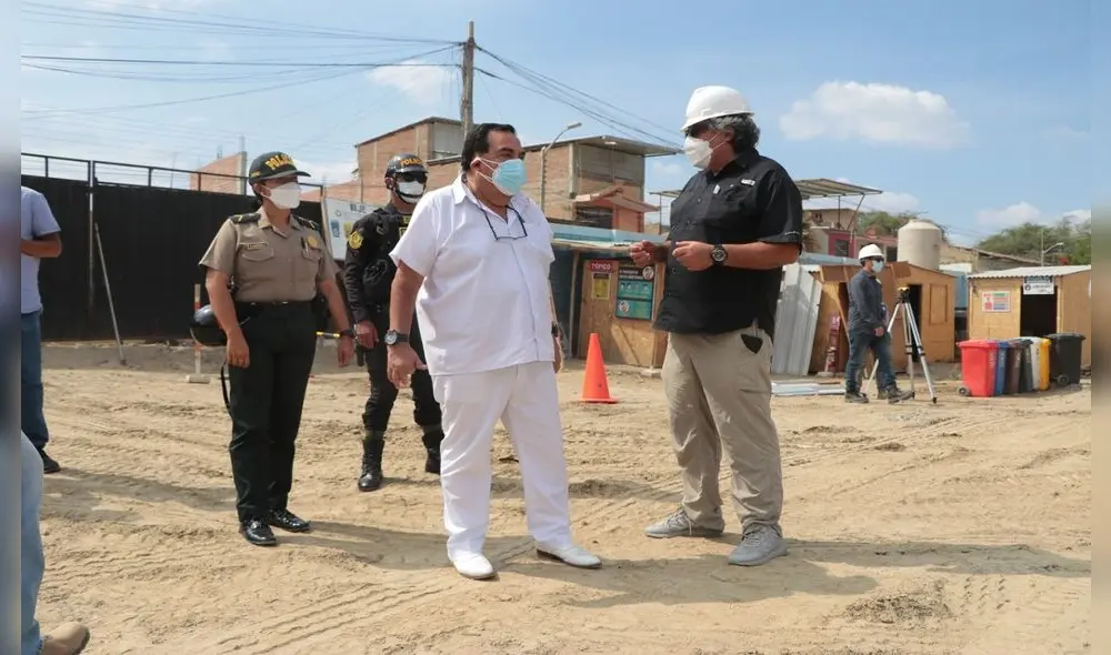 Obra de colegio se encuentra paralizada desde hace más de un mes. Foto: La República. Obra de colegio se encuentra paralizada desde hace más de un mes. Foto: La República.