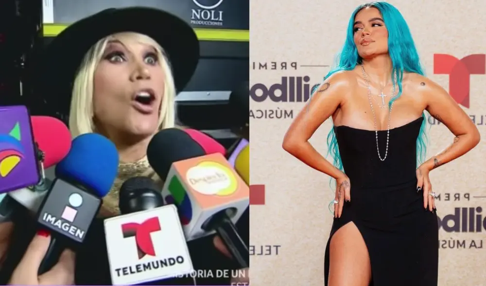 Laura León también anhela ser otra artista mexicana que colabore con Karol G. Foto: Karol G/Instagram. En casa con Telemundo/captura