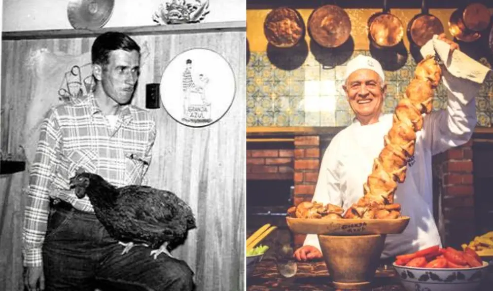 La Granja Azul es la primera pollería en territorio peruano. Su fundador es Roger Schuler. Foto: composición/LR