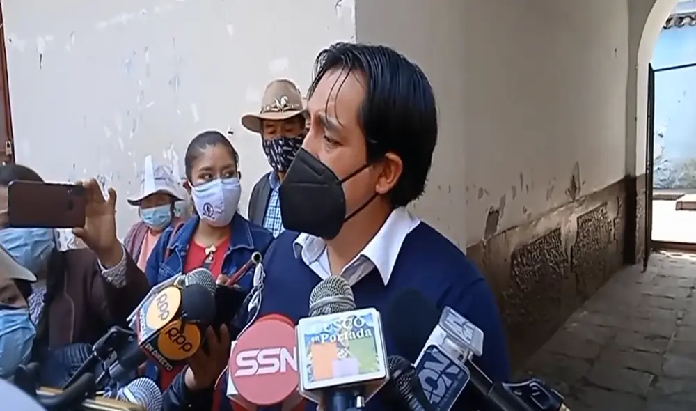 Saúl Sánchez, el candidato de Perú Libre, no logró su inscripción.