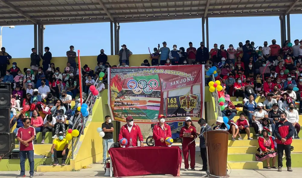 Con estas olimpiadas, dan inicio a la celebración por los 183 años de vida institucional. Foto: Rosa Quincho/URPI-LR
