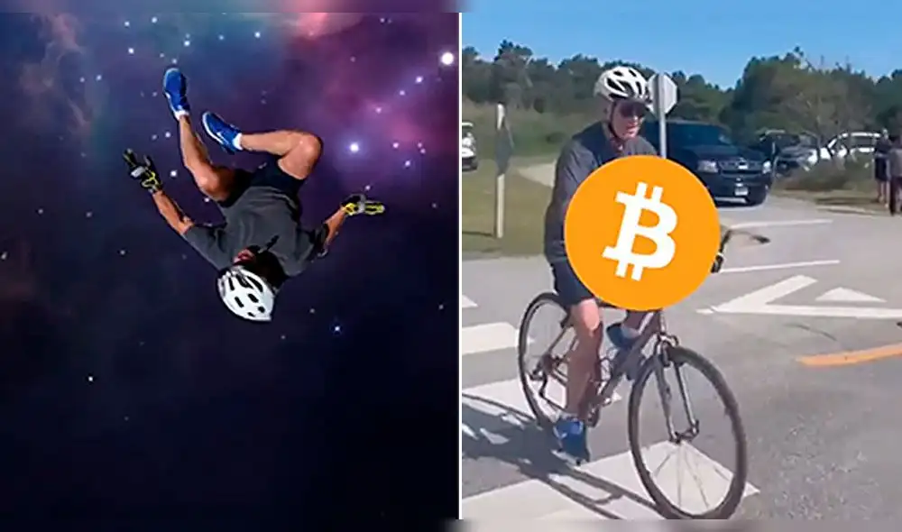 Usuarios de Twitter hicieron memes con la caída de Joe Biden. Foto: composición LR