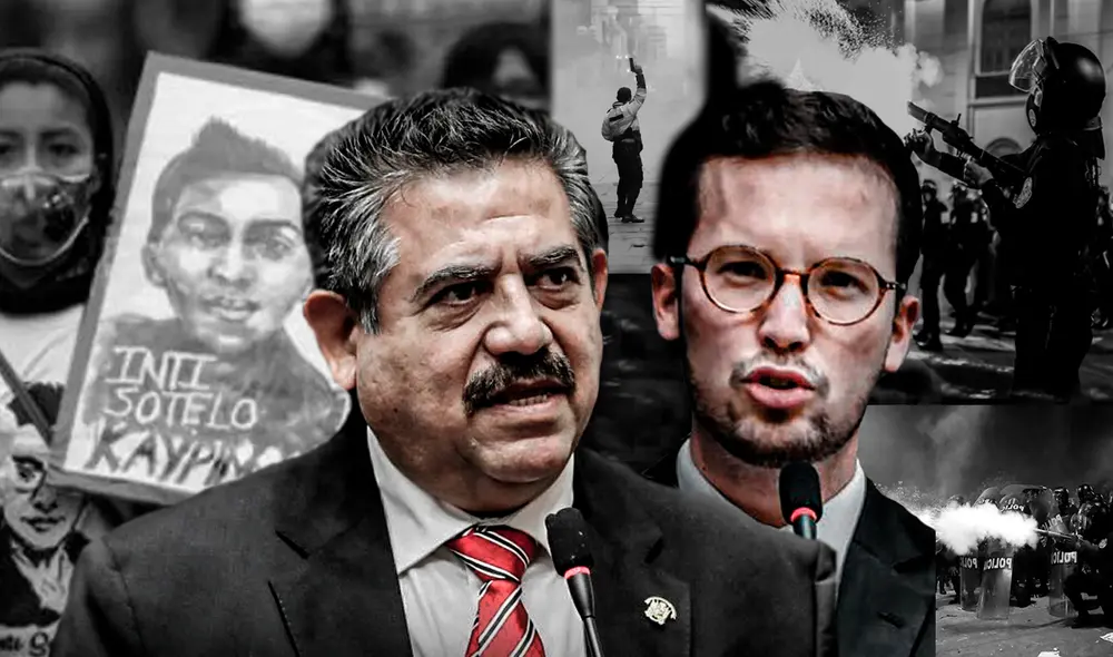 De acuerdo a peritaje balístico, mataron a Inti y Bryan el 14N con perdigones de plomo disparados por escopetas. Este no fue un acto aislado de algunos policías, de acuerdo a Human Rights Watch. Foto: composición LR De acuerdo a peritaje balístico, mataron a Inti y Bryan el 14N con perdigones de plomo disparados por escopetas. Este no fue un acto aislado de algunos policías, de acuerdo a Human Rights Watch. Foto: composición LR