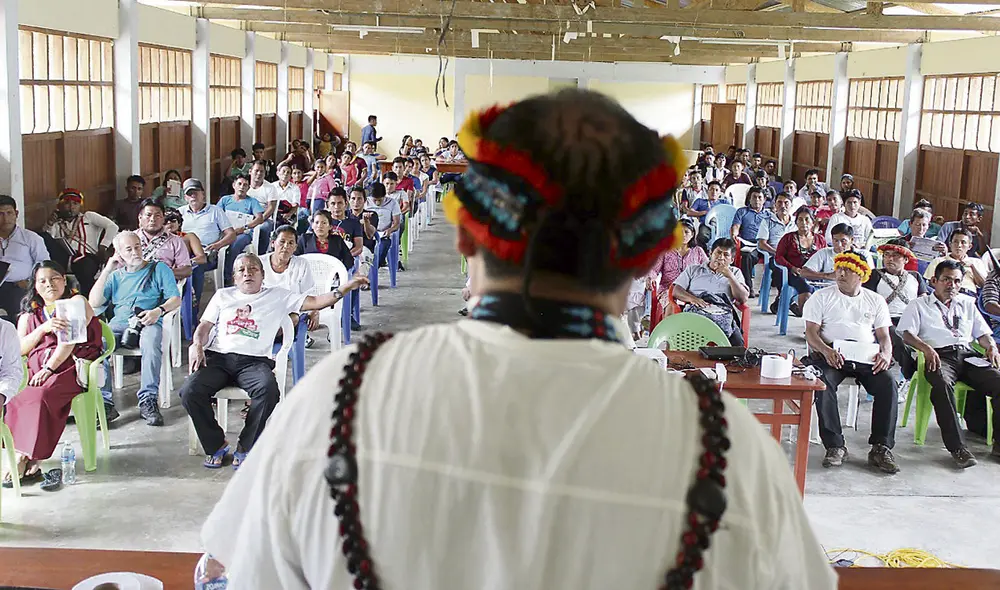 Emergencia. Autoridades de la nación wampis han declarado todo el territorio en emergencia socio comunitaria y ambiental para frenar el avance de la tala, la minería y el narcotráfico. Foto: difusión