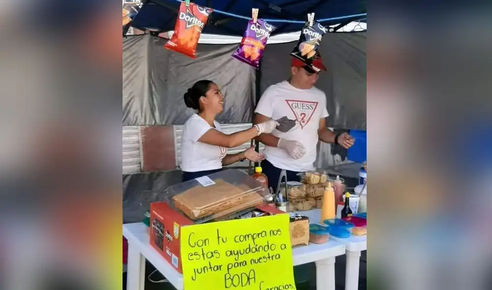 Miles de usuarios aplaudieron la iniciativa de esta pareja. Foto: captura de Twitter Miles de usuarios aplaudieron la iniciativa de esta pareja. Foto: captura de Twitter