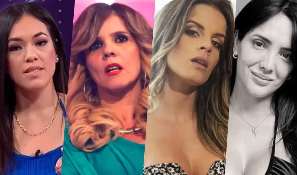 Jazmín Pinedo ha tenido diversos enfrentamientos con Johanna San Miguel, Alejandra Baigorria y más. Foto: composición LR/ Captura de YouTube/ Instagram