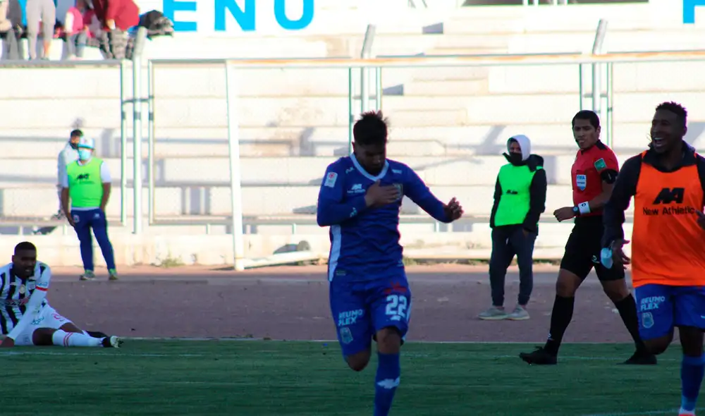 Víctor Cedrón fue el autor del único tanto del partido. Foto: Binacional Víctor Cedrón fue el autor del único tanto del partido. Foto: Binacional