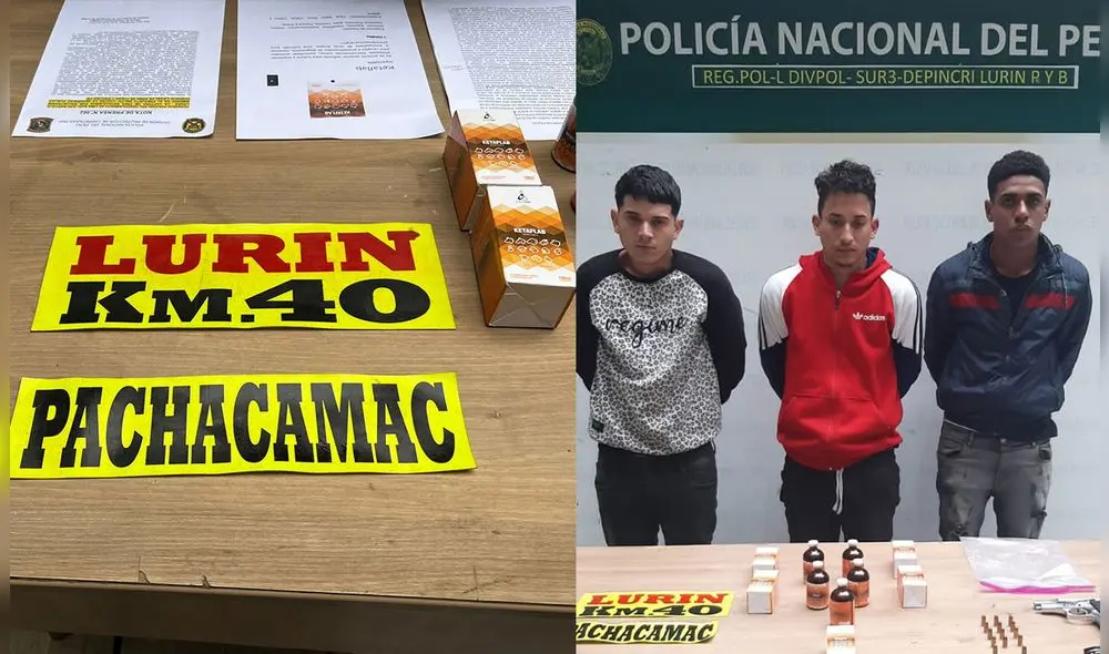 Dentro del vehículo de los falsos colectiveros se hallaron fármacos de uso veterinario que eran usados para dormir a sus víctimas Foto: La República