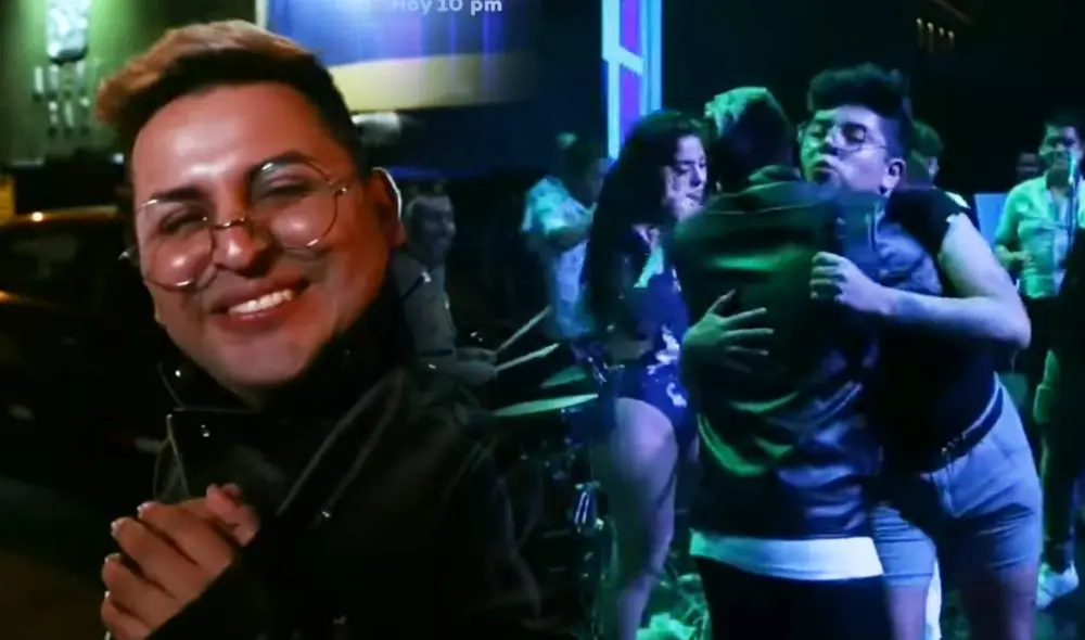 Bryan Arámbulo emocionado por ver por primera vez a su imitador. Foto: composición/ captura de Latina