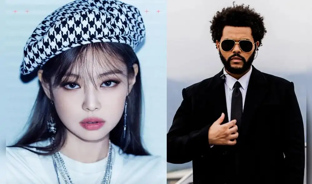 Jennie de BLACKPINK y The Weeknd estarían juntos en la nueva serie "The Idol". Foto: composición/Twitter.