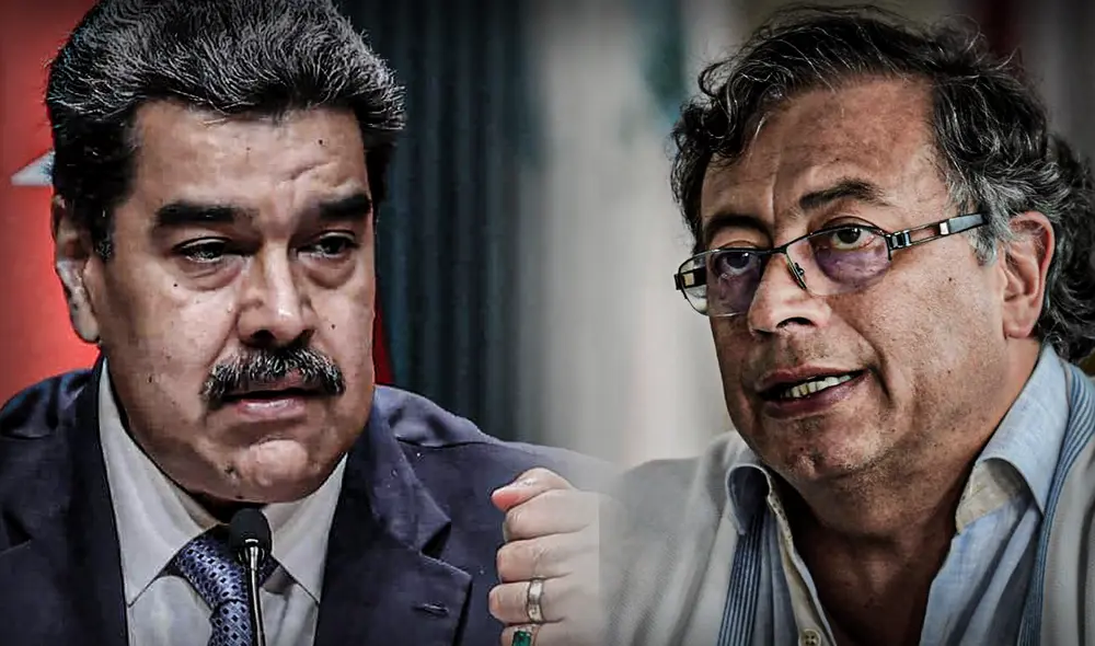 El presidente venezolano, Nicolás Maduro, envió un mensaje a Gustavo Petro y Francia Márquez por medio de Twitter. Foto: composición LR/AFP El presidente venezolano, Nicolás Maduro, envió un mensaje a Gustavo Petro y Francia Márquez por medio de Twitter. Foto: composición LR/AFP
