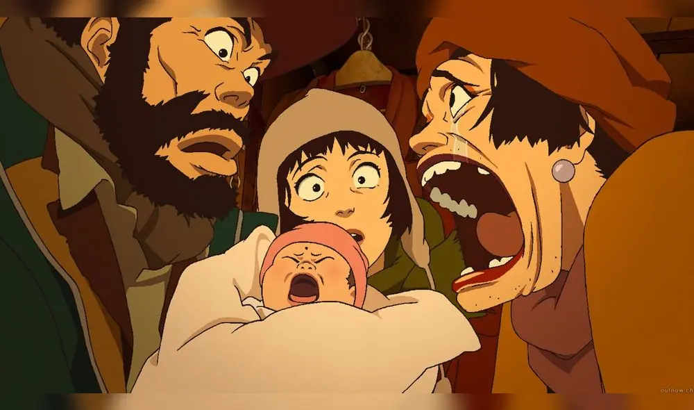 "Tokyo godfathers" es una película de 2003 de Satoshi Kon. A pesar de su antigüedad, es considerada una obra maestra y destaca un personaje LGTBIQ+. Foto: Madhouse "Tokyo godfathers" es una película de 2003 de Satoshi Kon. A pesar de su antigüedad, es considerada una obra maestra y destaca un personaje LGTBIQ+. Foto: Madhouse