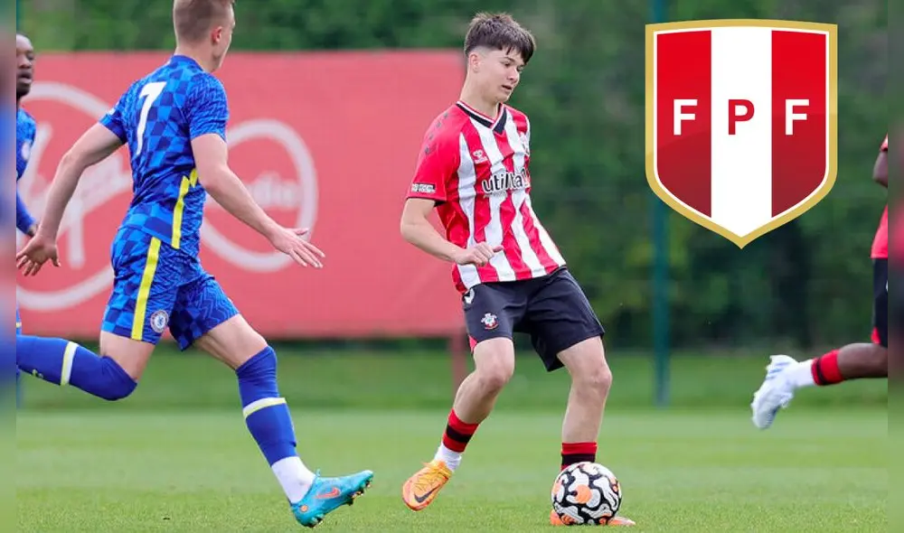 Ryan Chávez-Muñoz juega en el Southampton FC. Foto: Southampton FC Ryan Chávez-Muñoz juega en el Southampton FC. Foto: Southampton FC