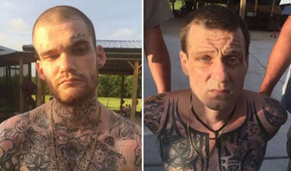 Dubose (izq.) y Rowe (der.) escaparon de prisión el 13 de junio de 2017 y fueron arrestados en Tennessee días después. Foto. CBS Dubose (izq.) y Rowe (der.) escaparon de prisión el 13 de junio de 2017 y fueron arrestados en Tennessee días después. Foto. CBS