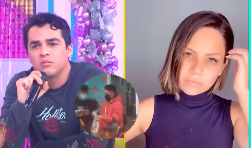 Juan Víctor Sánchez llegó al nido de su hija, pero se retiró indignado del lugar. Foto: captura Willax TV.