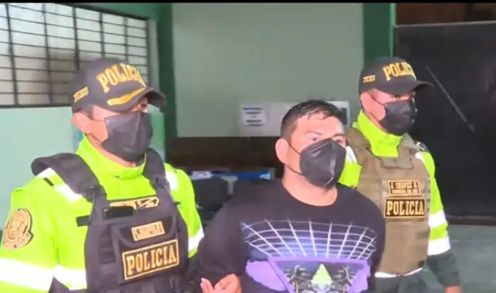 Espinoza Brisolessi, alias "Michelo", fue capturado en enfrentamiento con la Policía. Foto: captura Latina