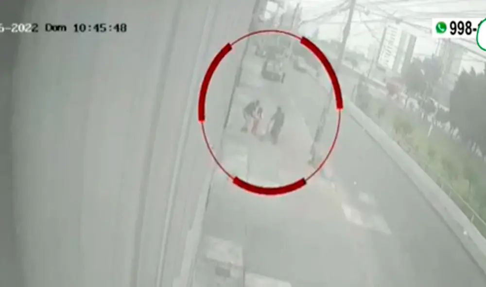 Vecinos de la zona exigen mayor seguridad en el distrito. Foto: captura de América Vecinos de la zona exigen mayor seguridad en el distrito. Foto: captura de América