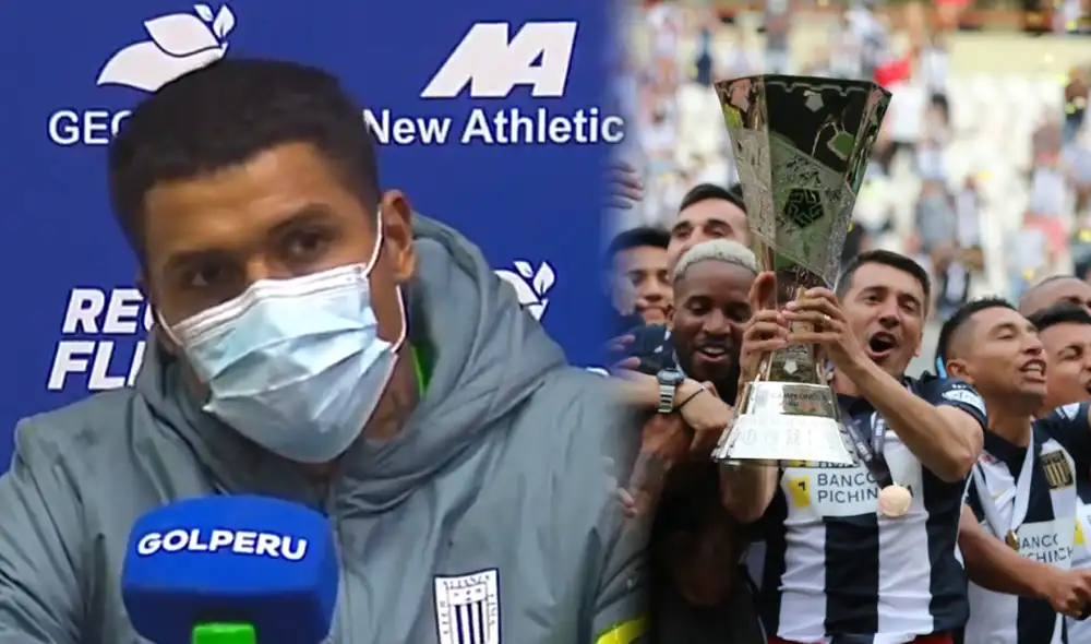 Ángelo Campos jugó todo el partido ante el Poderoso del Sur. Foto: composición Gol Perú/Andina