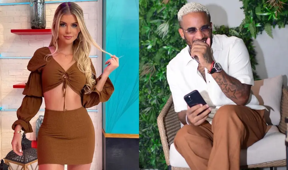 Brunella Horna se impresionó por la cantidad de autos que tiene Jefferson Farfán. Foto: Brunella Horna/Instagram, Jefferson Farfán/Instagram