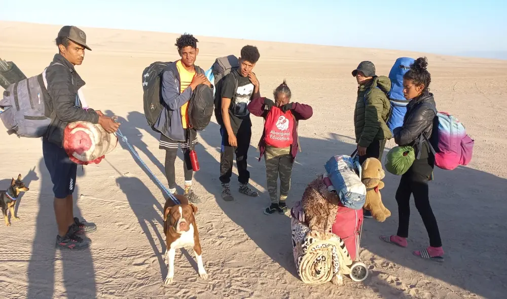 Ciudadanos intentaban ingresar a Perú de manera ilegal. Ciudadanos intentaban ingresar a Perú de manera ilegal.