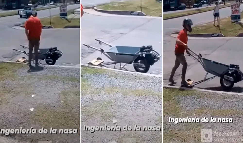 El innovador invento del muchacho recibió los aplausos y felicitaciones de los cibernautas. Foto: captura de TikTok El innovador invento del muchacho recibió los aplausos y felicitaciones de los cibernautas. Foto: captura de TikTok