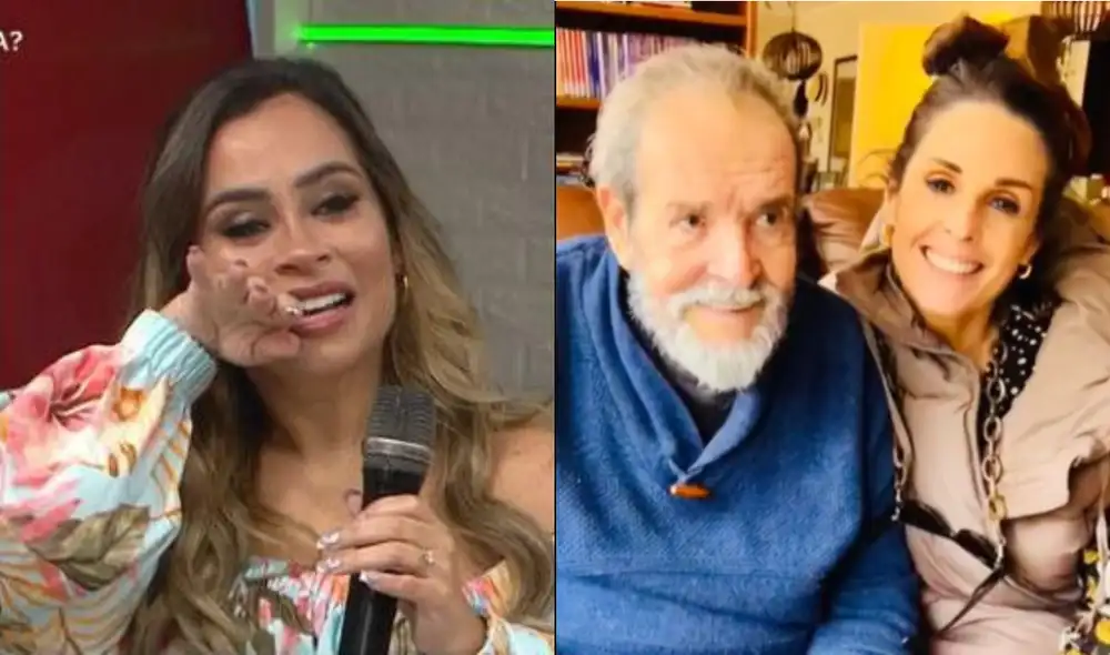 Ethel Pozo envía sus condolencias a Rebeca Escribens. Foto: captura de América TV Ethel Pozo envía sus condolencias a Rebeca Escribens. Foto: captura de América TV