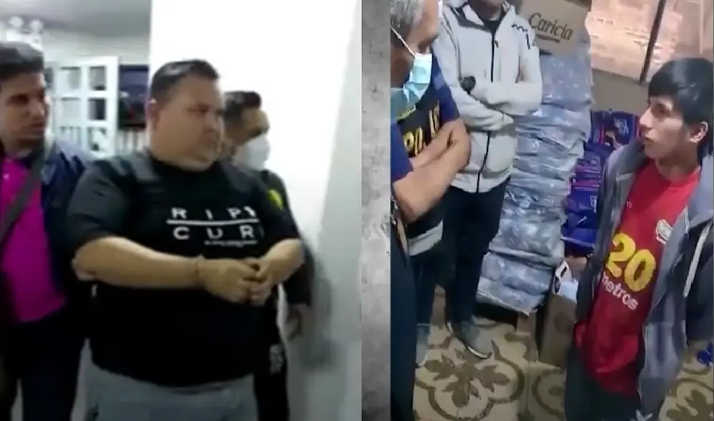 La intervención a los malhechores, alias 'Gordo' y 'Chato', se dio en la cuadra 1 de la av. Las Flores. Foto: captura América Noticias La intervención a los malhechores, alias 'Gordo' y 'Chato', se dio en la cuadra 1 de la av. Las Flores. Foto: captura América Noticias