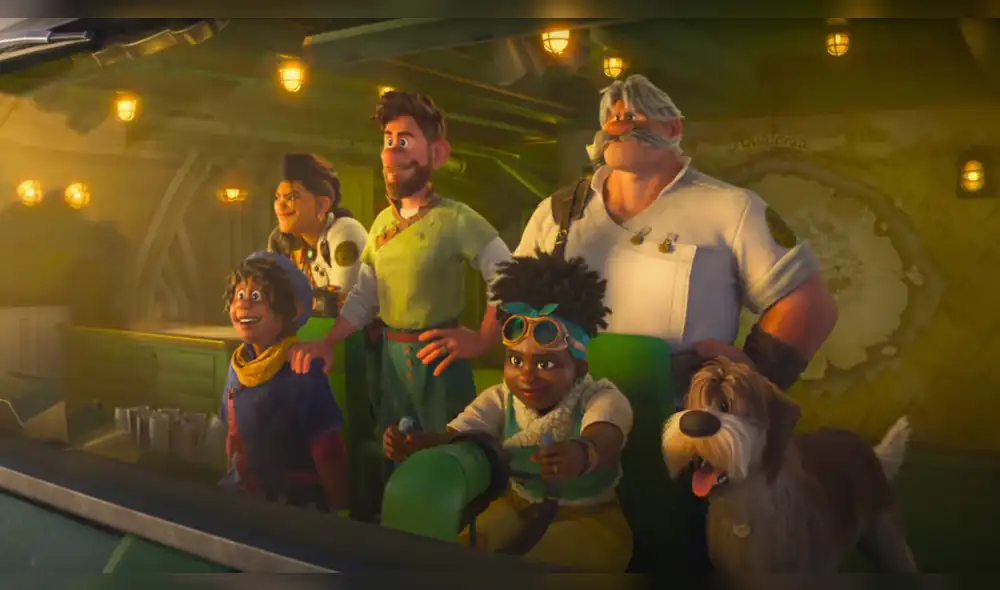 "Strange world" nos presenta a la familia Clade, un grupo de exploradores. Foto: Disney "Strange world" nos presenta a la familia Clade, un grupo de exploradores. Foto: Disney