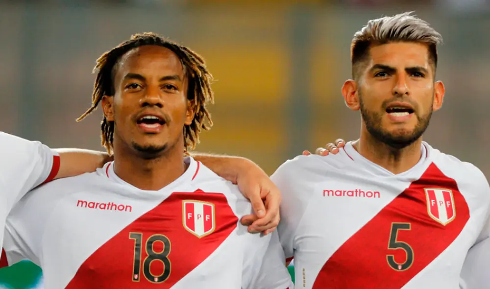 Carlos Zambrano y André Carrillo fueron titulares ante Australia, por el repechaje. Foto: EFE