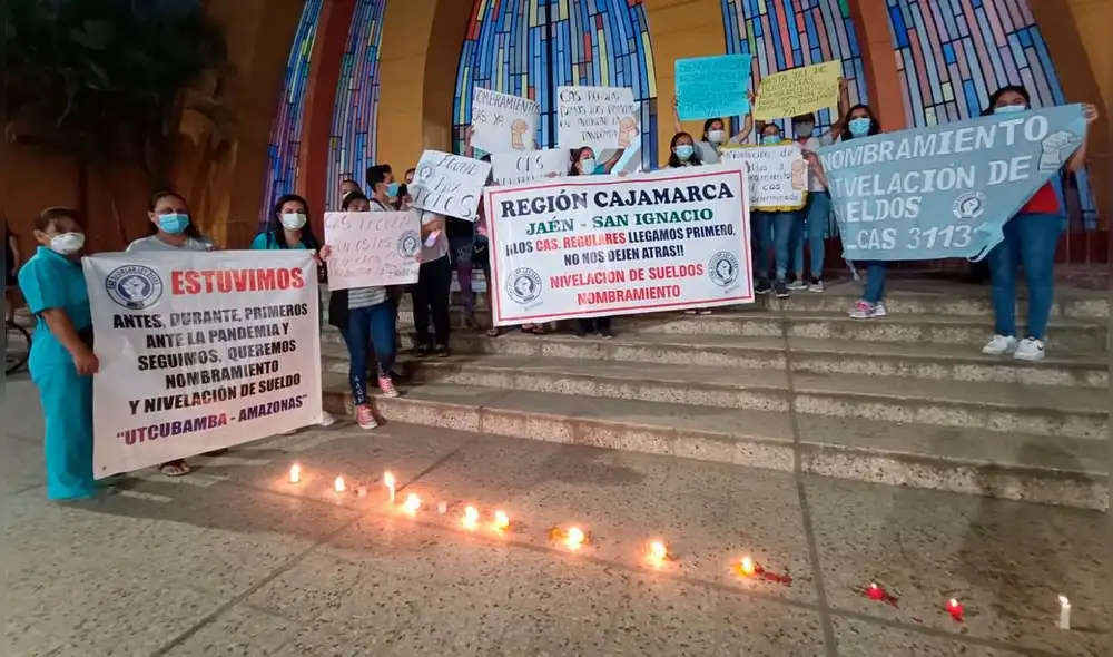 Esperan que reclamos puedan ser escuchados por las autoridades del Gobierno central. Foto: Radio Marañón