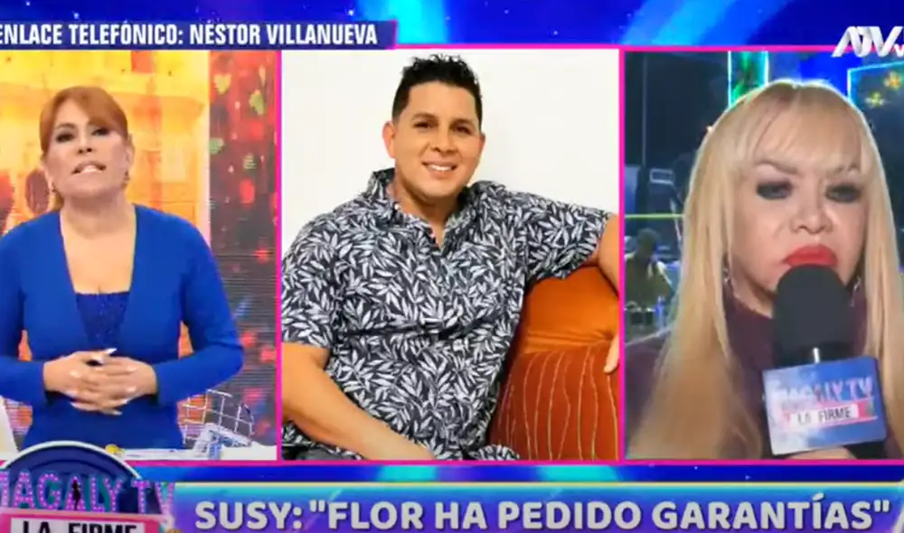 Néstor Villanueva asegura que no pidió dinero para firmar el divorcio. Foto: captura de "Magaly TV, la firme" Néstor Villanueva asegura que no pidió dinero para firmar el divorcio. Foto: captura de "Magaly TV, la firme"