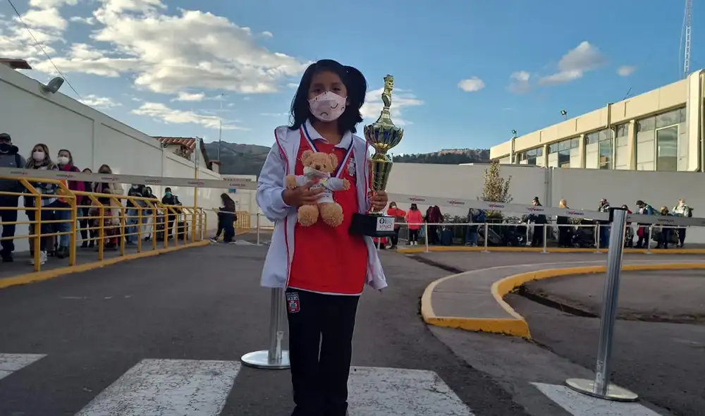 Adamaris Machaca Mina llegó a la ciudad de Cusco, procedente de Panamá. Foto: Alexander Flores/URPI-GLR