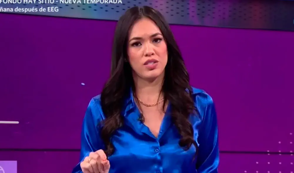 Jazmín Pinedo le exige respeto a Magaly Medina. Foto: captura/América TV.