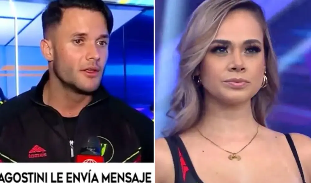 Fabio Agostini y Jossmery Toledo habrían dejado sus diferencias de lado. Foto: captura América TV