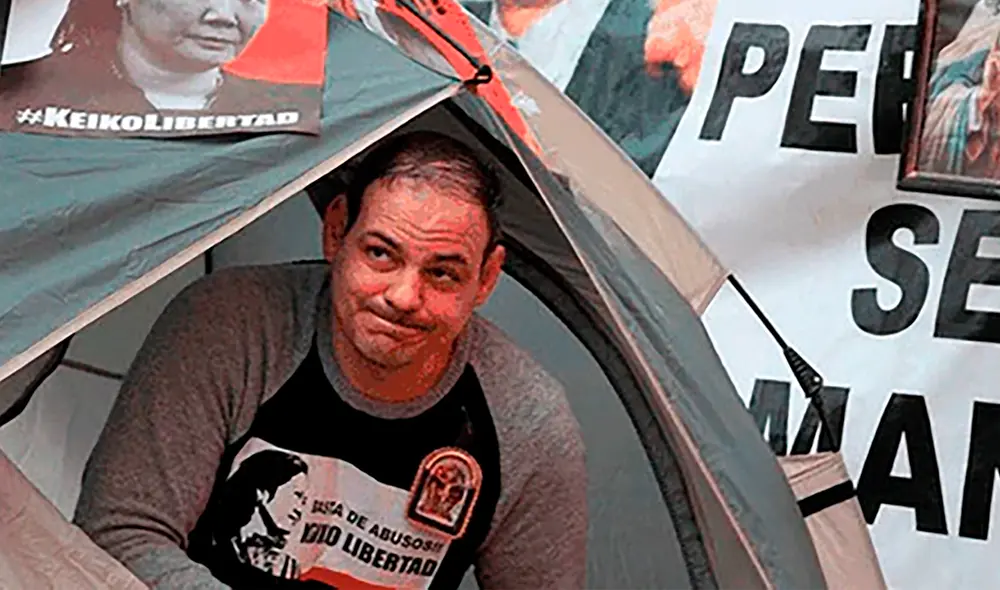 Mark Vito se descompensó tras 12 días de huelga de hambre. Foto: La República Mark Vito se descompensó tras 12 días de huelga de hambre. Foto: La República