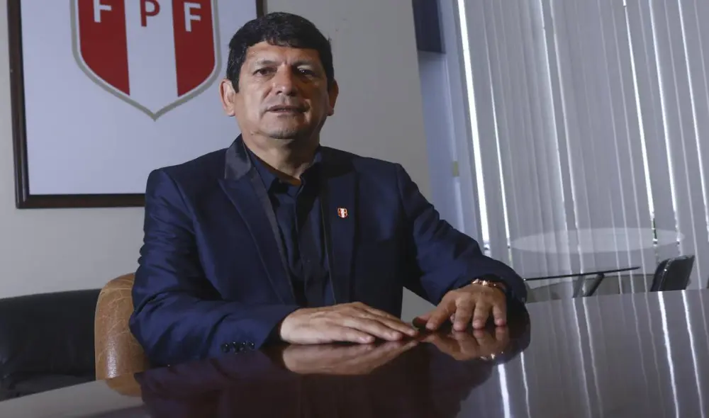 Agustín Lozano es el presidente de la Federación Peruana de Fútbol (FPF). Foto: La República-Eric Villalobos.