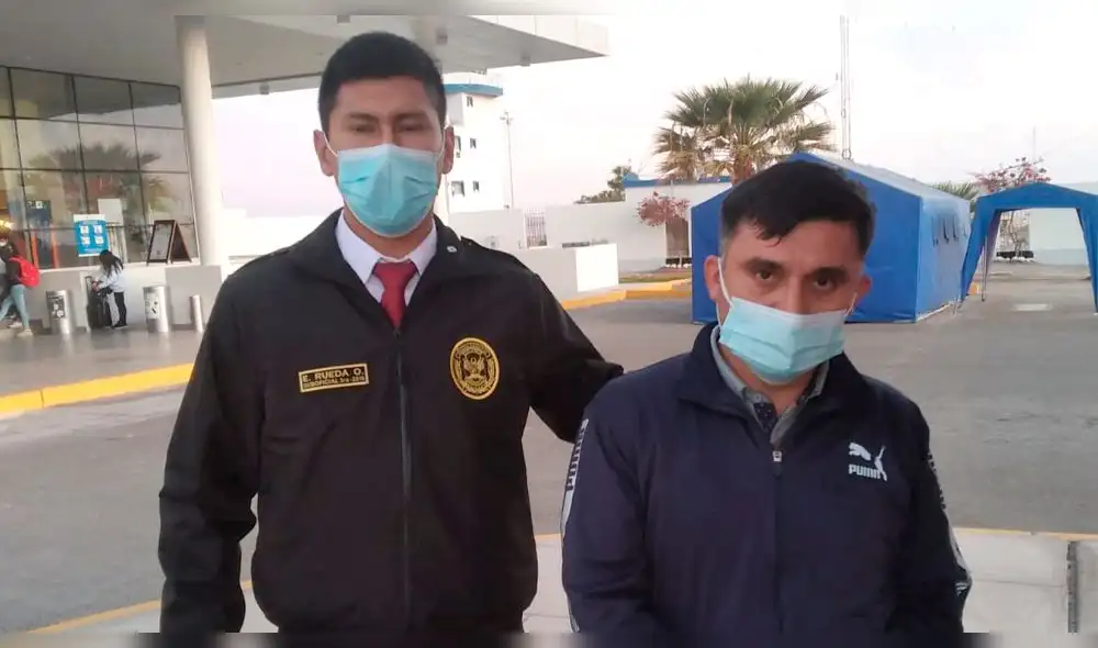 Tacna. Sujeto fue capturado cuando pretendía huir. Foto: La República Tacna. Sujeto fue capturado cuando pretendía huir. Foto: La República