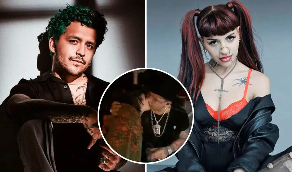 Cazzu acompañó a Christian Nodal a uno de sus conciertos en Bolivia. Foto: composición Christian Nodal, Cazzu/Instagram.