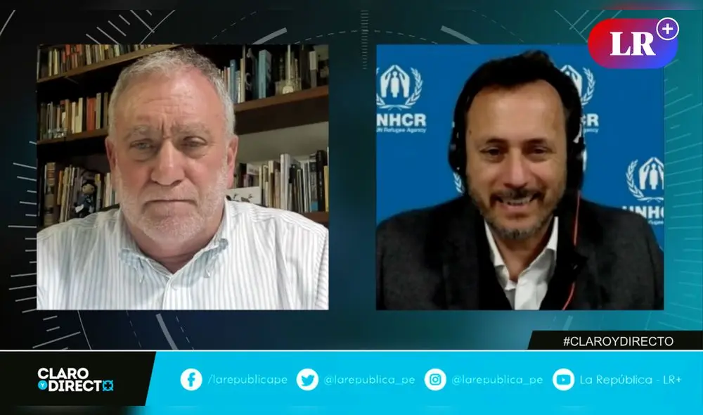 Federico Luis Agusti, representante de ACNUR en el Perú. Foto: captura de LR+ Federico Luis Agusti, representante de ACNUR en el Perú. Foto: captura de LR+