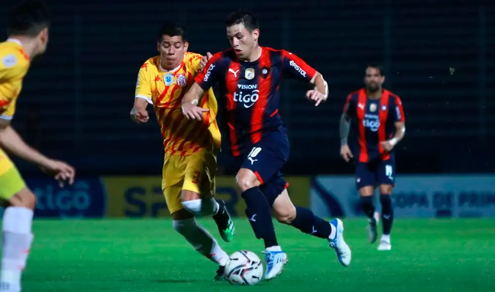 Cerro Porteño vs. Gral. Caballero JLM: ambas escuadras se fueron al descanso sin goles. Foto: Copa de Primera APF Cerro Porteño vs. Gral. Caballero JLM: ambas escuadras se fueron al descanso sin goles. Foto: Copa de Primera APF