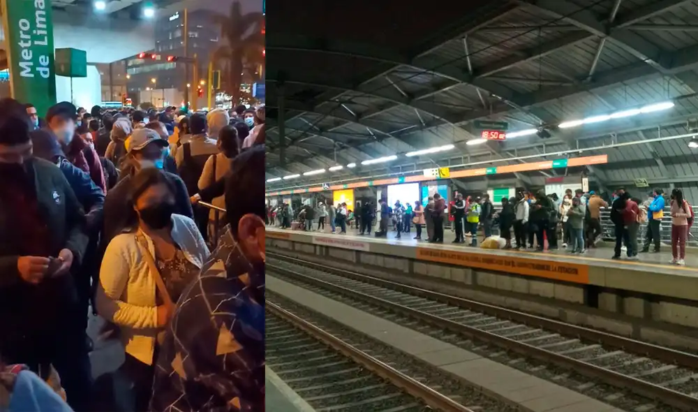 La Línea 1 del Metro de Lima sufrió desperfectos y ocasionó descontento en la ciudadanía. Foto: composición LR / @alicia_ciriaco / La República