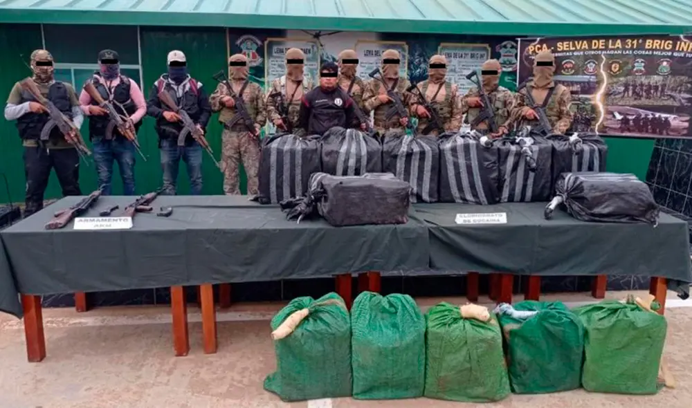 La PNP ha decomisado más de 43 toneladas de droga a nivel nacional en lo que va del año. Foto: PNP