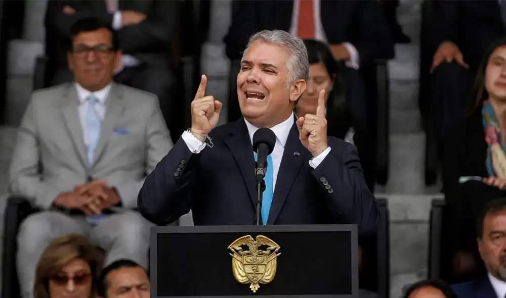 Presidente de Colombia, Iván Duque Márquez. Foto: Colprensa.