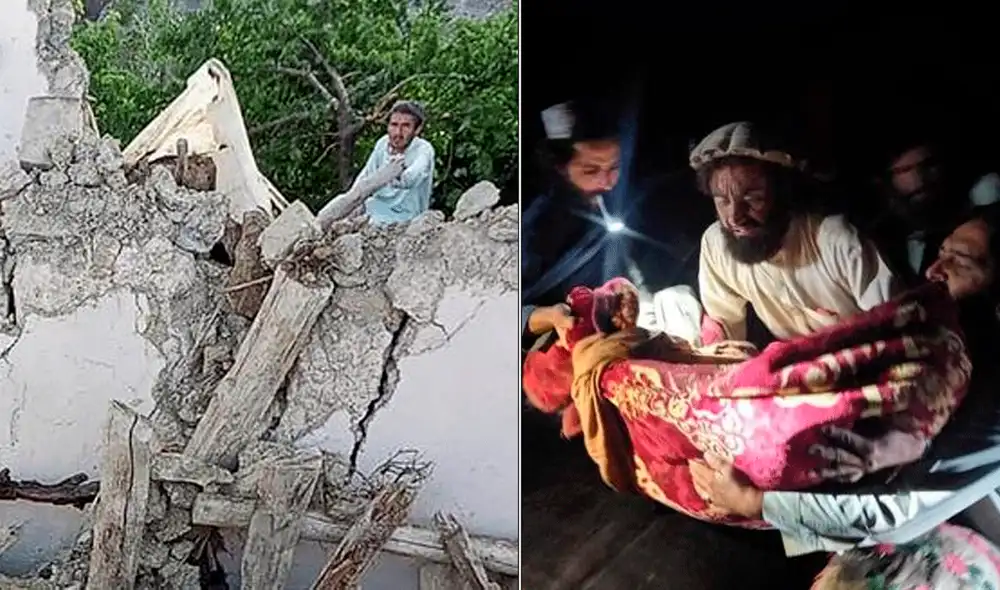 Una de las casas destruidas por el terremoto, en la provincia de Paktika y la evacuación de una persona herida. Foto: AFP-Bakhtar News Agency / Video: La Vanguardia Una de las casas destruidas por el terremoto, en la provincia de Paktika y la evacuación de una persona herida. Foto: AFP-Bakhtar News Agency / Video: La Vanguardia