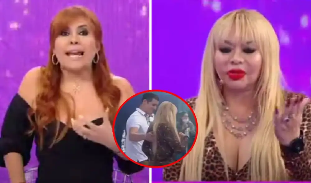Magaly Medina defendió a Susy Díaz y Flor Polo tras acusar a Néstor Villanueva. Foto: captura de ATV Magaly Medina defendió a Susy Díaz y Flor Polo tras acusar a Néstor Villanueva. Foto: captura de ATV